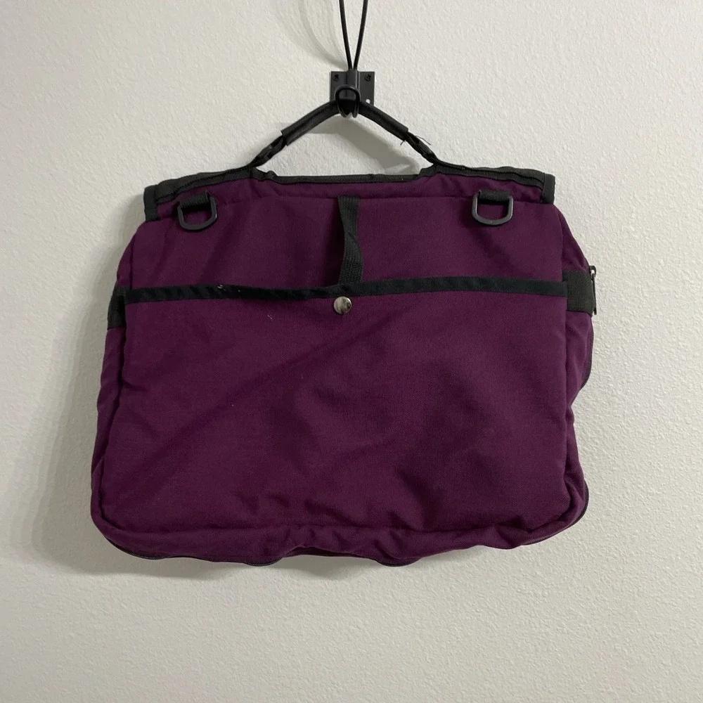 VTG Jansport Messenger Bag Purple 90s Made In USA